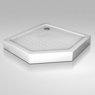 Душевой поддон RGW LUX/TN-TR 16180599-41 литой экран 90x90см белый